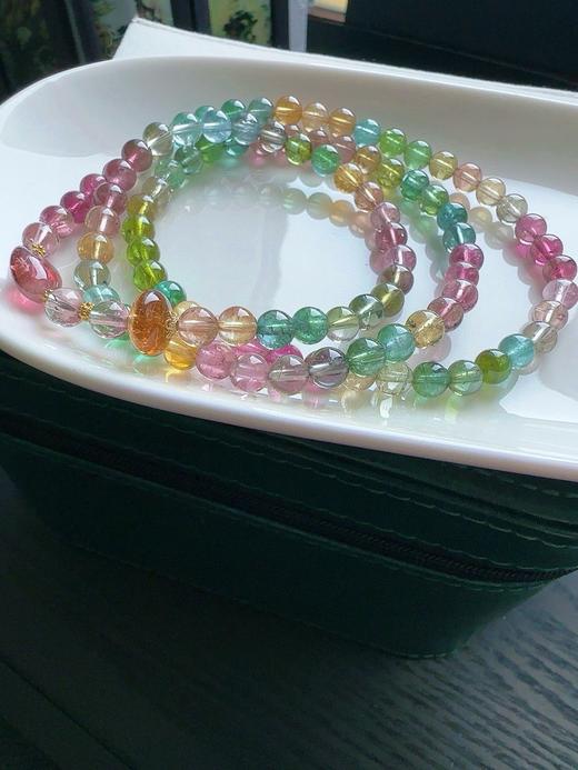 32.9g 5.8mm 碧玺手链 商品图3