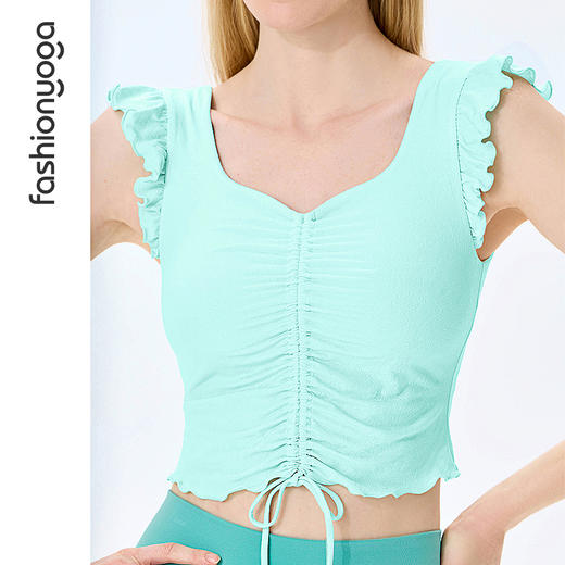 F13214凡圣瑜伽俏美减龄瑜伽背心 商品图2