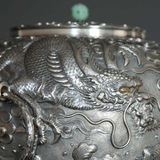 问鼎银壶双龙戏珠水缸（银色）（缺货） 商品图5