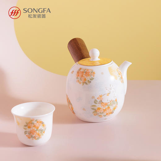 5头花团锦兔漫思茶具 商品图4