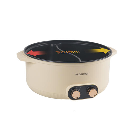 【小家电】海牌Y07B大容量7L鸳鸯火锅 HF 商品图3