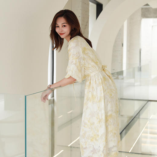 （老板娘自留款）火桐hooton剪花肌理感真丝连衣裙YT666 商品图4