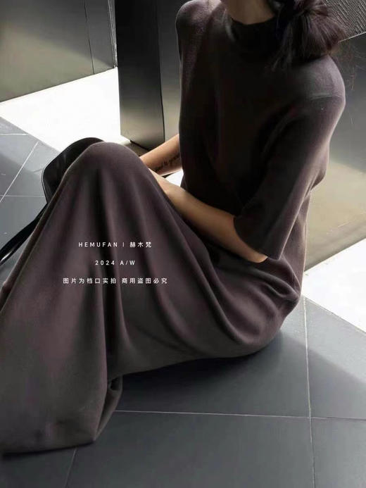 美丽诺长款连衣裙 商品图0