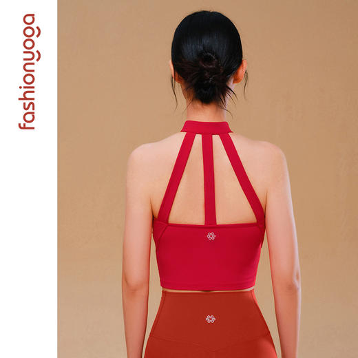 FC12252凡圣瑜伽新中式国风瑜伽背心 商品图11