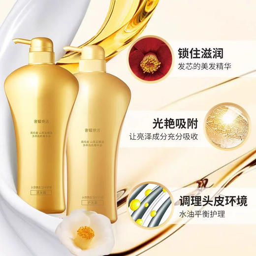 日本丝倍绮洗发水护发素洗护红控油金椿洗发露洗发水750ML 商品图1
