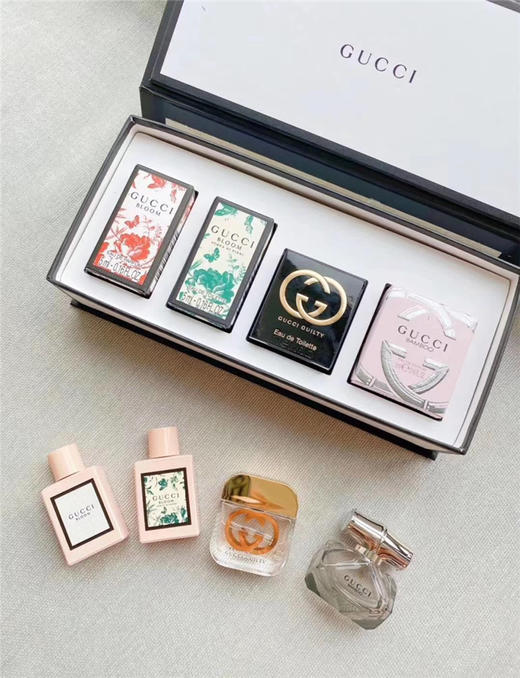 【双旦礼遇季 限时特惠】Gucci古驰女士香水小样竹韵罪爱淡香Q版伴手礼盒 商品图2