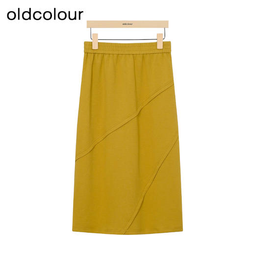 oldcolour秋季新款纯色连帽卫衣高腰开叉半身裙女GP31141007 商品图3