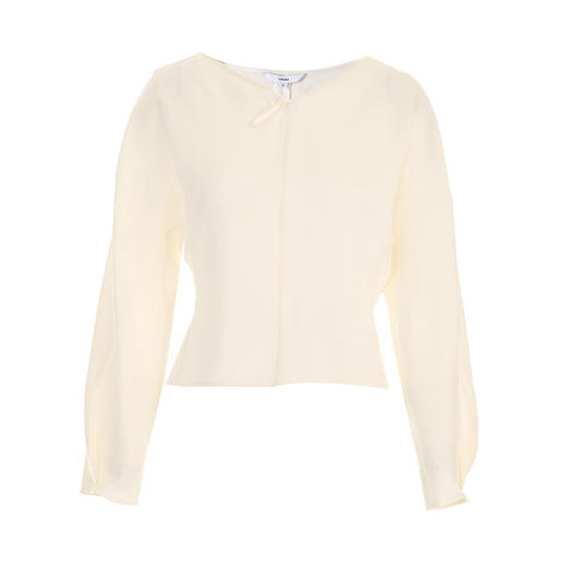 VIMAGE纬漫纪气质新中式盘扣显瘦暗纹衬衫上衣秋新款V2213815 商品图5