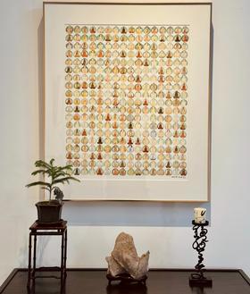 千fo系列限量艺术版画  艺术家柯曼经典画作 收藏证书+艺术家签名 +千佛图临摹套件  授权花花艺术客DU家代理 限定收藏级版画 版数售完即止 版数售完不再宣发 花花艺术客厅赠予供fo定制设计款香插