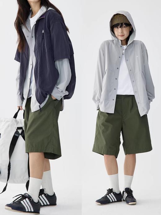 步履不停/4B45041C/日系纯棉甲板裤五分裤短裤 商品图2