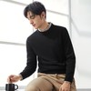 柒牌可机洗毛衣男2024秋冬新款圆领休闲保暖多色针织衫	127Y70350 商品缩略图1