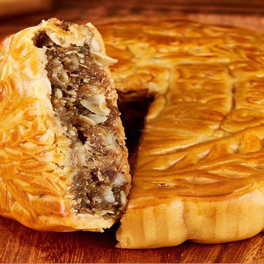 金九团圆月饼礼盒1700g伍仁金腿蛋黄金腿白莲蓉广式糕点团购送礼 【团圆月饼礼盒1700g】 商品图3