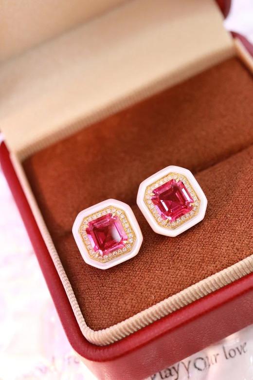 2.6ct 碧玺耳钉 商品图5