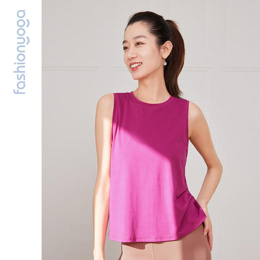 F14220基础款圆领短款背心 商品图3