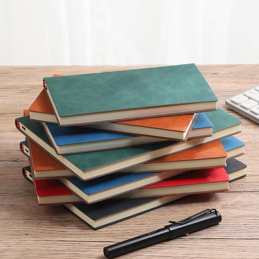 A5商务办公笔记本软抄本A6日记本会议记录B5记事本子定作可印logo 商品图2