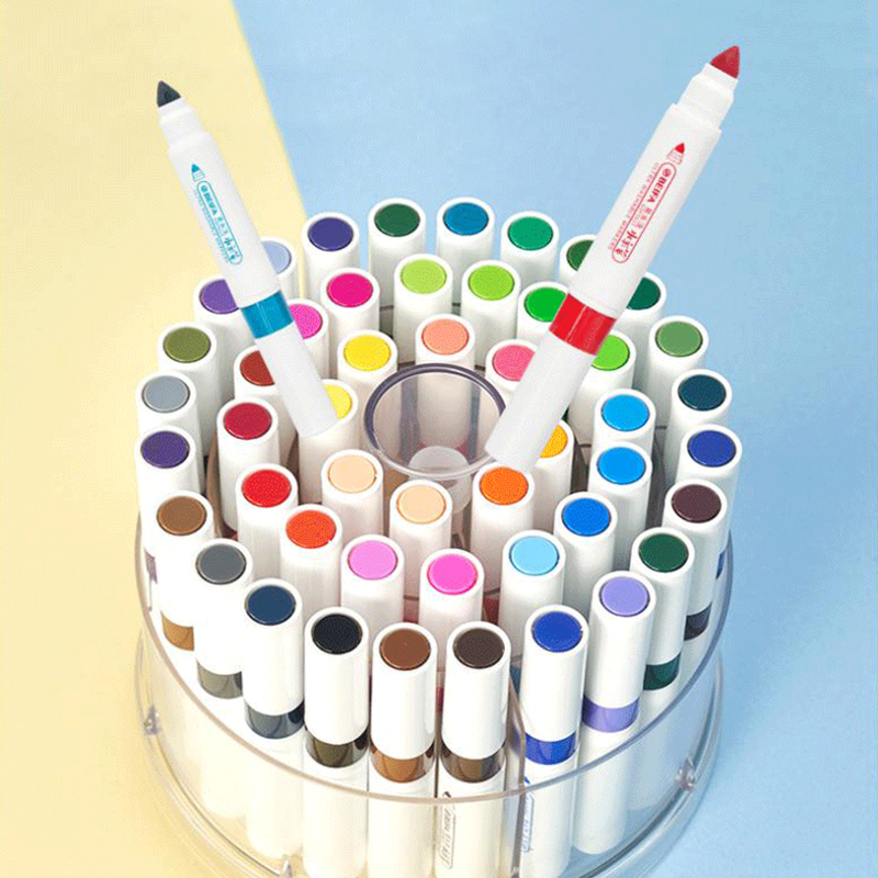 贝发易洗水彩笔48色