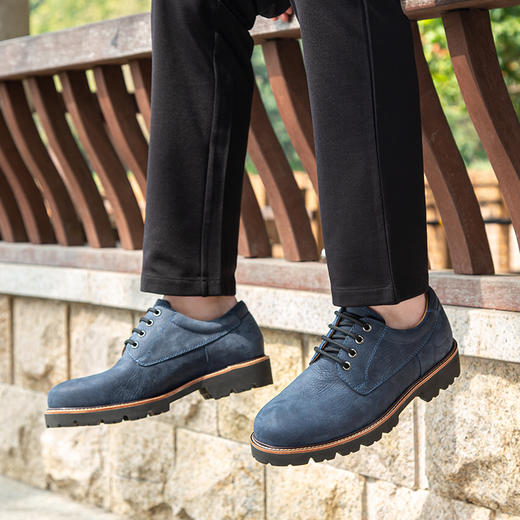 CHCH平衡鞋复古大头男鞋春秋季户外工装鞋男真皮百搭休闲鞋CM1A6132 商品图7