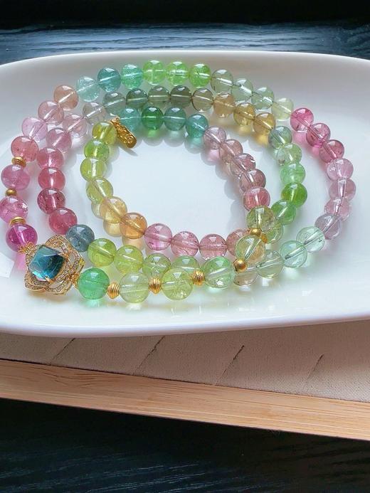 47.9g 7.2mm 碧玺手链 商品图0