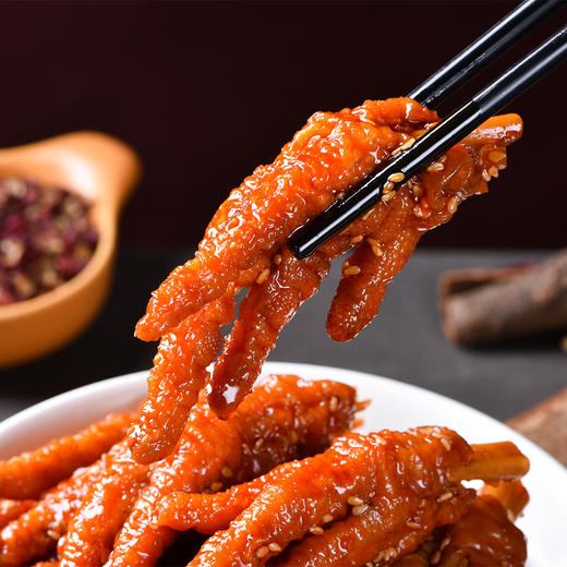 降龙凤爪220g，香辣软糯酱香，一抿脱骨，三峡民俗风味小吃 商品图2