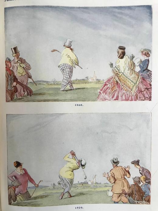 1921年7-12月 英国讽刺漫画杂志《笨拙》（含多幅彩色） 漆布精装16开 商品图3