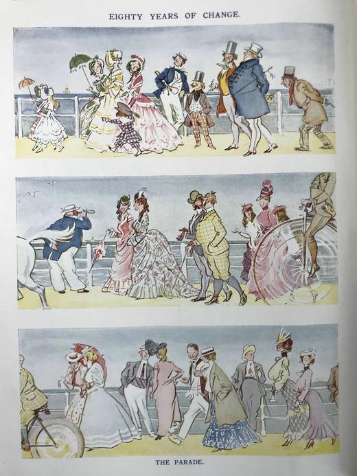 1921年7-12月 英国讽刺漫画杂志《笨拙》（含多幅彩色） 漆布精装16开 商品图8