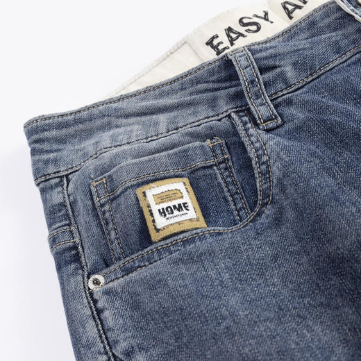 【断码清仓】HX 夏季水洗牛仔长裤S201422165101 商品图4