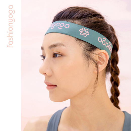 FW020凡圣瑜伽发带头带运动吸汗女导汗带瑜伽跑步健身头戴止汗带 商品图5