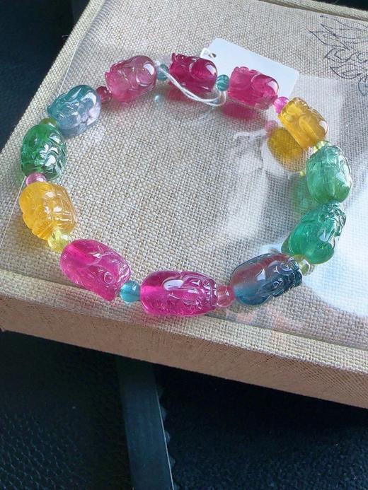 18.7g 雕刻碧玺手链 商品图6