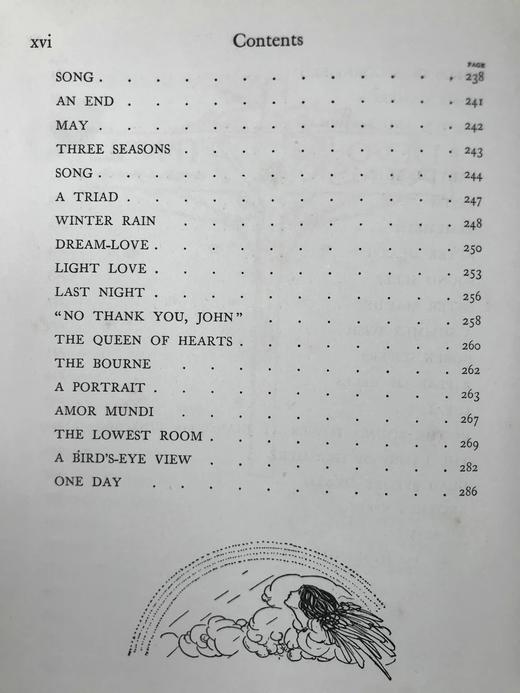 约20世纪早期 克里斯蒂娜·罗塞蒂诗集 弗洛伦斯·哈里森36幅彩色手工贴图34幅黑白插图 漆布精装16开 商品图5