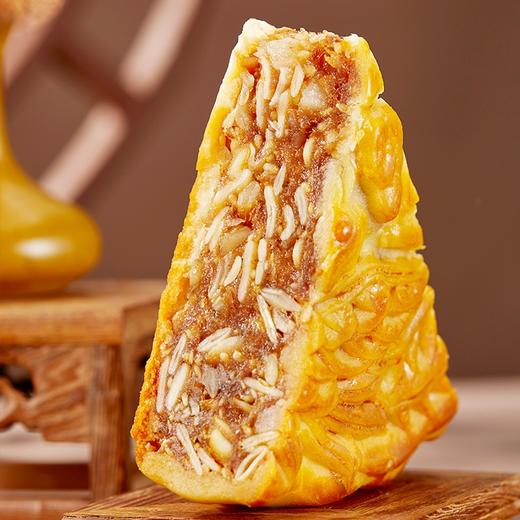 金九月饼礼盒装 五仁叉烧大饼 湛江吴川中秋月饼企业团购送礼750g/盒 商品图5