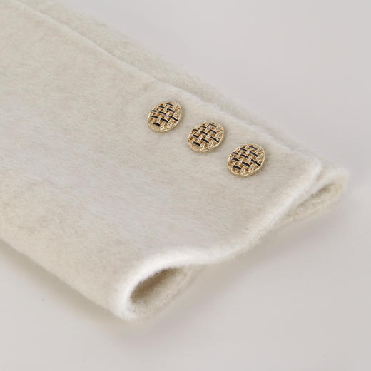 PH92124新款小香风精致白领短款显瘦双面呢羊毛大衣 商品图4