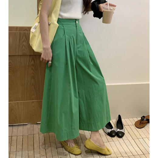 裁缝学苑AQ335韩系a字大阔腿裙裤纸样女装高腰九分伞型休闲裤子图纸 商品图4