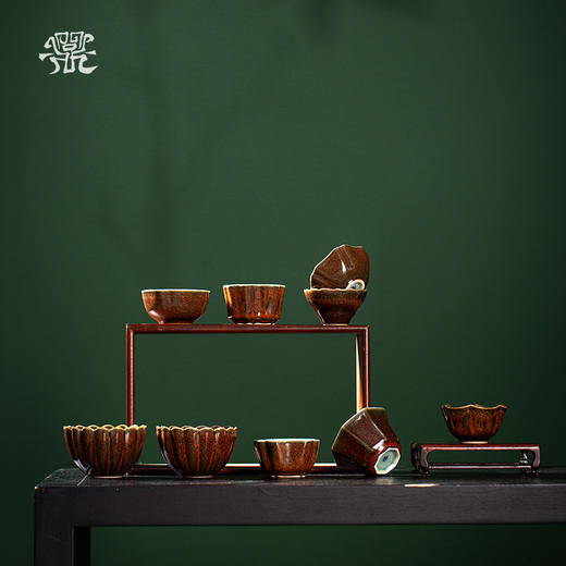 问鼎鼎色天目绛红茶杯主人杯（缺货） 商品图0