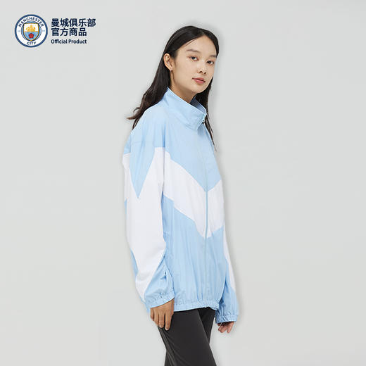 【官方正版】曼城俱乐部 | 休闲外套球迷蓝白拼色印花户外男女同款 商品图4