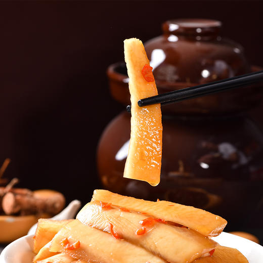 老坛劲辣萝卜皮220g，中辣脆爽，湖北宜昌西陵鲜食泡菜，三峡民俗风味小吃 商品图2
