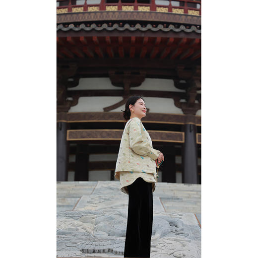 玄羽-马甲(24804954Y-明月珰·云锦) 商品图0