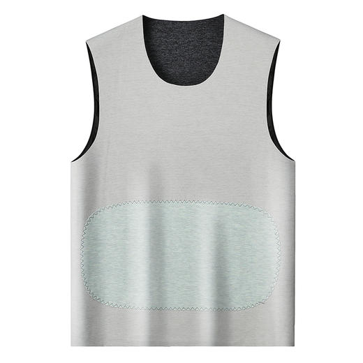 【新款DWP】大依优型大码男装背心山羊绒桑蚕丝无痕保暖内衣坎肩男士加肥加大肥佬胖子 商品图3