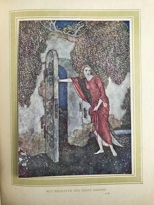 约20世纪早期 杜拉克法国红十字会童话图书 18幅彩色插图 布面精装16开 商品图9