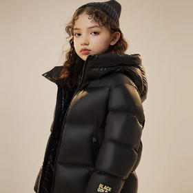 【黑金儿童羽绒服】反季清仓❗90鹅绒🦢穿出高级感科技感，黑金小火山鹅绒 防风防水