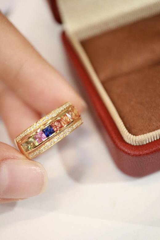 1.38ct 蓝宝石戒指 商品图1