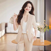 XZ-813浅蓝色中袖薄款外套小个子小西装套装女西服职业2024休闲春夏西服 商品缩略图1