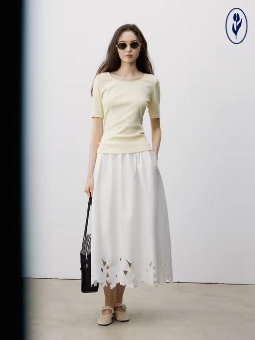 shyshystill/shy202207003/修身简单日常短袖t恤 商品图2