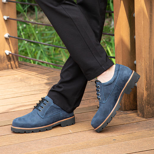 CHCH平衡鞋复古大头男鞋春秋季户外工装鞋男真皮百搭休闲鞋CM1A6132 商品图9