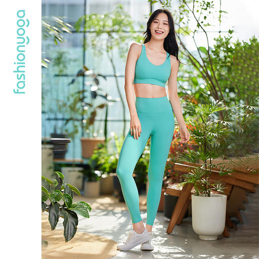 FC12152凡圣瑜伽网纱叠穿美背运动内衣裸感透气弹力软糯健身文胸 商品图14