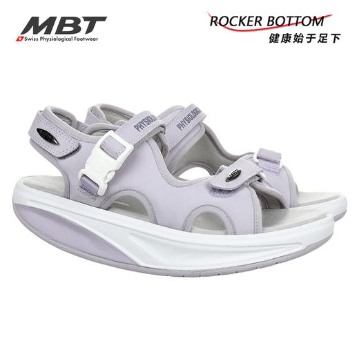 MBT足健康鞋女厚底休闲运动凉鞋 足弓支撑增高魔术贴牛皮KISUMU S 商品图5