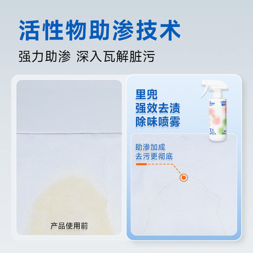LORDE里兜强效宠物去渍除味泡腾片4g*2片+喷瓶*1 盒装 商品图1