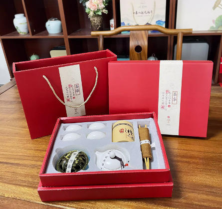 【国潮中国风礼品茶具】青瓷西施壶1壶4杯香炉檀香组合套装 中秋节送礼佳品  商品图11