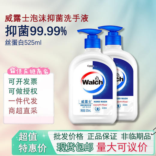 Walch/威露士洗手液525ml丝蛋白家用健康抑菌洗手液 一件代发批发 商品图0