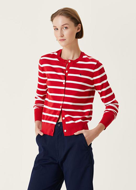 单品包邮现货 THS 8.10-无 RL家 马球小马标刺绣羊绒条纹开衫 2色 BM3151 商品图4