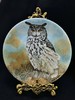 1990年英国科尔伯特发行的“智慧的猫头鹰”系列限量款赏盘，由Michael B. Sawdy创作 商品缩略图0